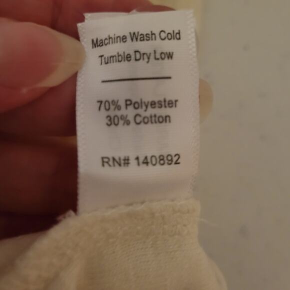 NWT Marine Layer Terry Out Tank Top Cloud Dancer Adjustable Straps Beachy - L - Picture 6 of 6